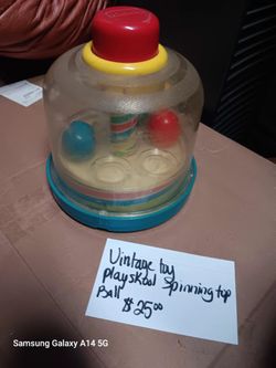 Spinning Ball Toy Vintage