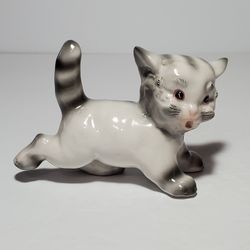 Tabby Cat Figurine Italy