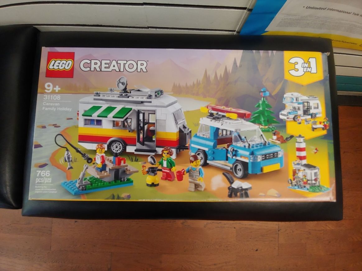 Lego Creator Caravan Family Holiday 31108 New Sealed