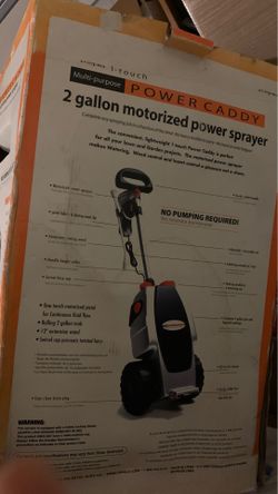 2 gallon motorized power sprayer
