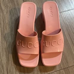 Pink Gucci Barbie Heels 