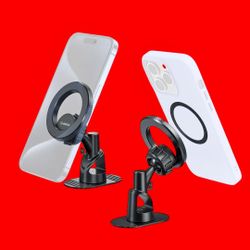 MagSafe Compatible Magnetic Car Dashboard Phone Mount with 360 Rotation