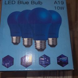 Blue Led Bulb 4 Pack 