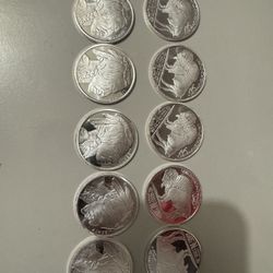 Silver Buffalos 1 Oz Rounds Mint 