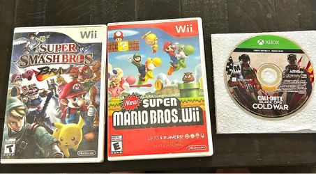Wii games and call of duty black ops Cold War