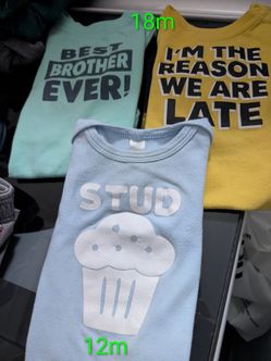 $3 each Make a statement onsies