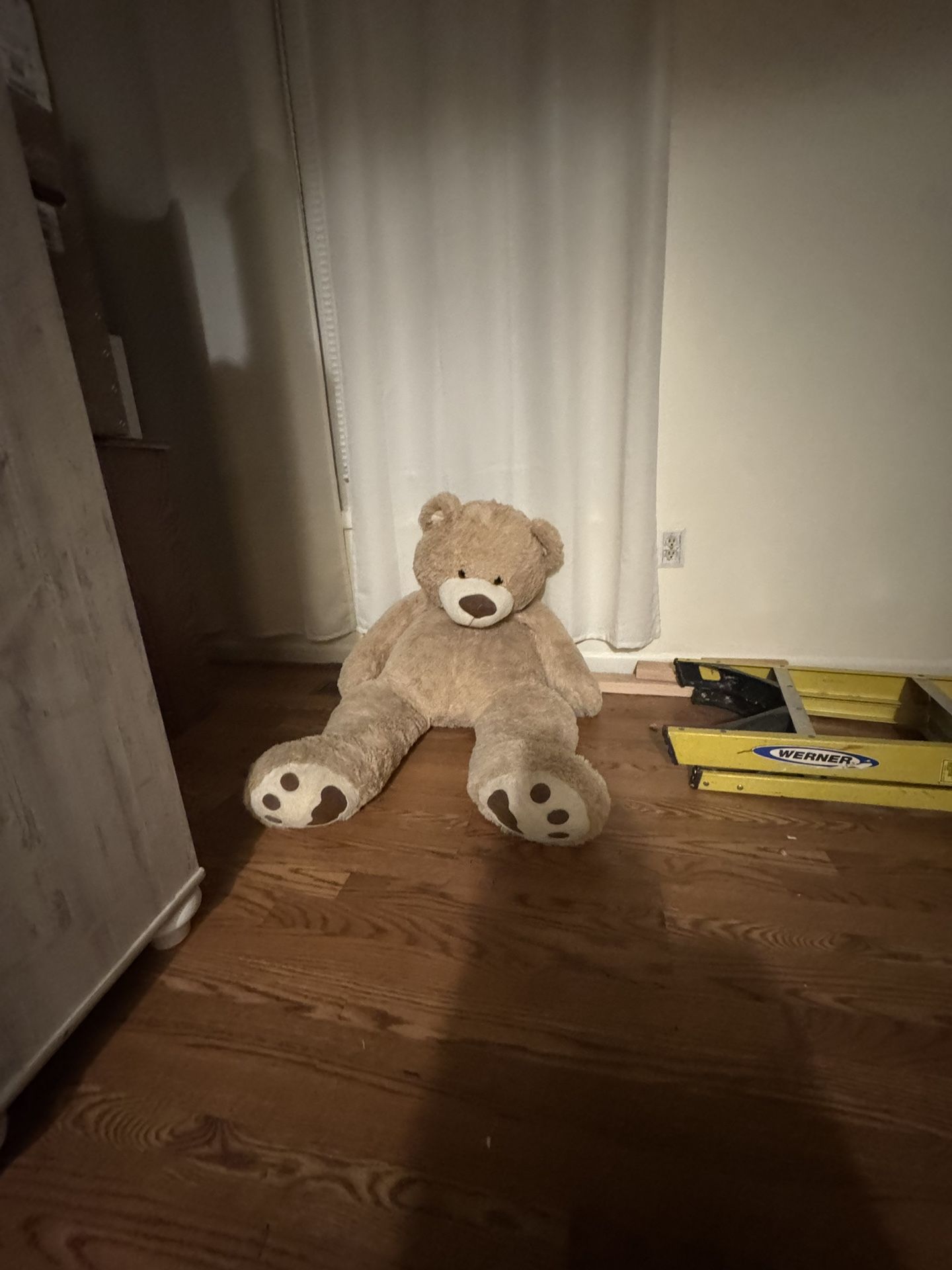 Painting 👨🎨🎨And Large Teddy Bear🧸