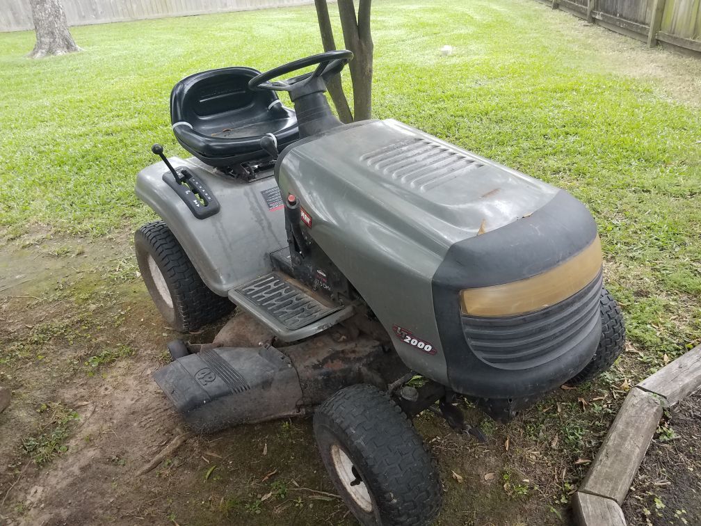 Craftsman T2000 ridding mowers for Sale in Houston, TX OfferUp