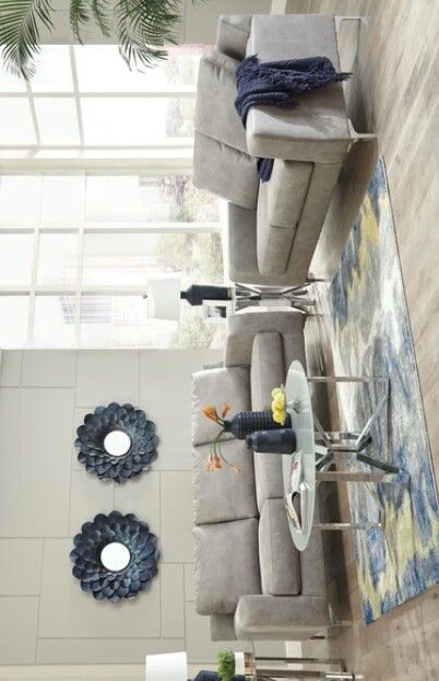 Ryler Steel Living Room Set /# sofa & loveseat .