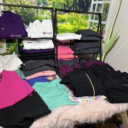 35 piece mix & match Scrub wardrobe, Cherokee Statement, Cherokee Workwear, 1 set Betsy Johnson