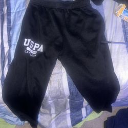 Uspa Black Joggers