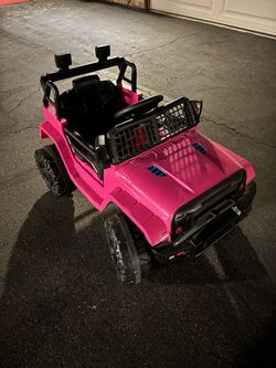Pink Kids Ride-On Jeep / Truck – Great Condition with Parent Remote Control