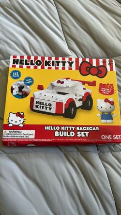 New hello Kitty Lego race car build set