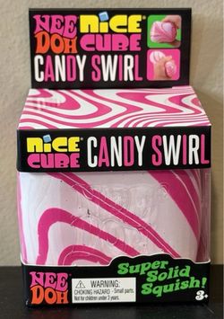 Nee Doh Nice Cube Candy Swirl Squish Toy