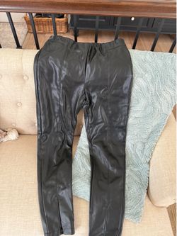Pleather legging pants