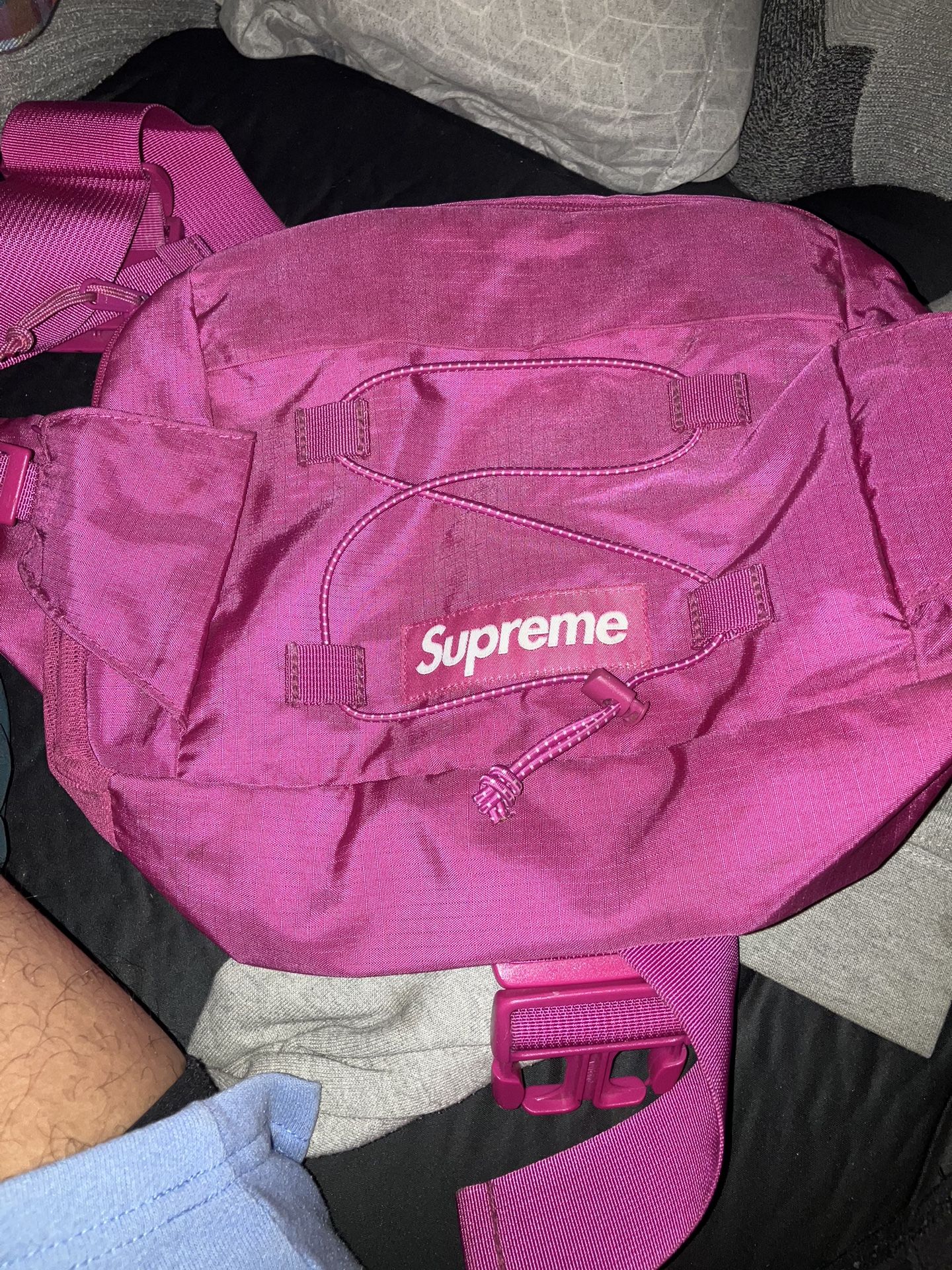 Supreme Magenta Waste Bag 