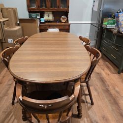 Dinning Room Set And Buffet 