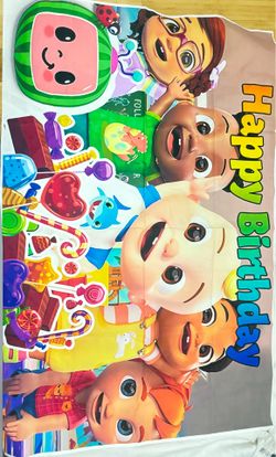Cocomelon birthday party decor