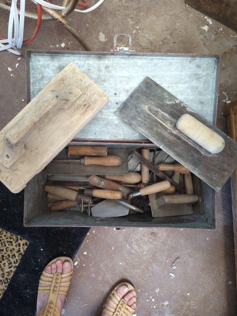 Concrete Tools, Collector Vintage Very Well Taken Care Of Tools