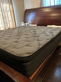 California King mattress and bed frame
