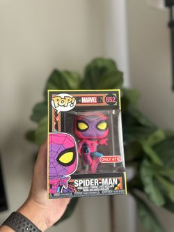 Spider-man Black Light Funko Pop