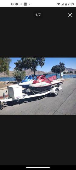 SEADOO JET SKIS BOTH RUNNING LOW HOURS READY TO RIDE PACKAGE DEAL 7550
