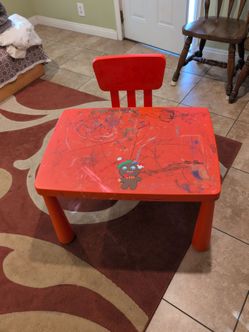 IKEA table chair for kids