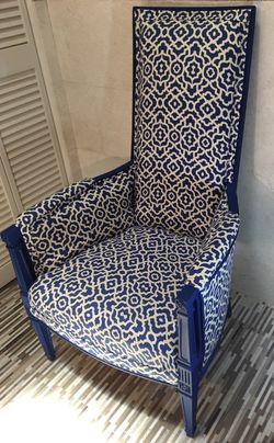 Gorgeous reupholstered antique chair