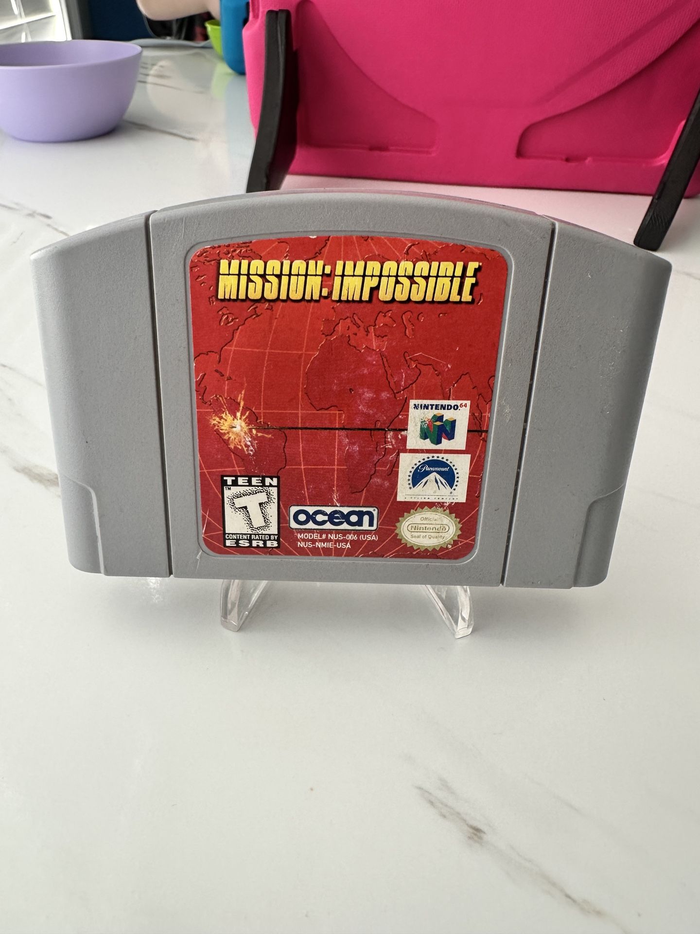 Mission: Impossible N64 (Nintendo 64, 1997) Authentic, Tested - Cartridge only
