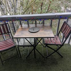 New Patio set table w/ chairs