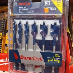 BOSCH SPADE BITS 6 pc.