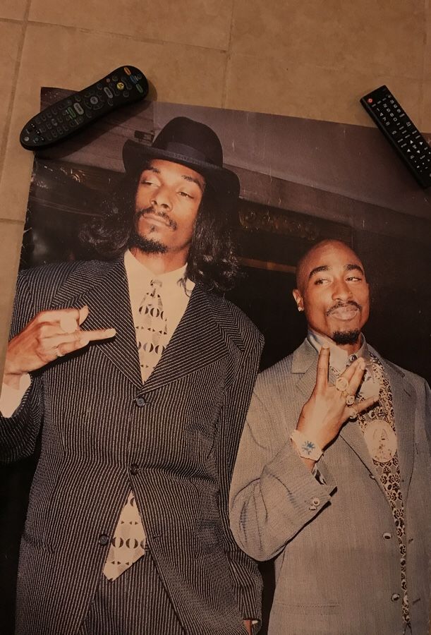 2pac and Snoop Dogg poster