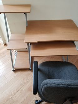 Complete Ikea desk with Chair and cabinet