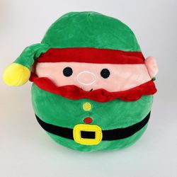 Squishmallow Elliot the Elf Christmas 2020 Kellytoy Holiday Soft Toy 8”