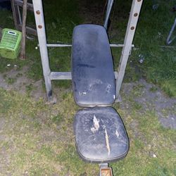 bench and weights