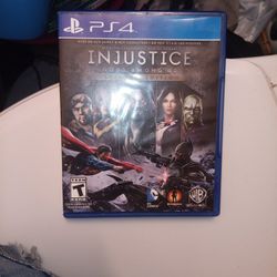 Injustice PS4 Game