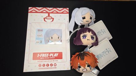 Frieren Beyond Journeys End Head Plush Lot + Round 1 Card Anime Expo Promo