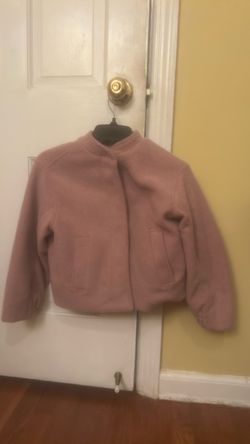 Dusty Pink Cropped Girl’s Jacket