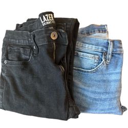 LAZER Men’s Stretch Denim Jeans, 2-Pair Bundle, Skinny Fit, Size 32 x 30