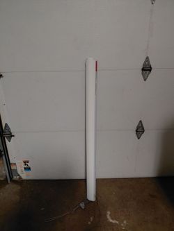 White Roller Window Shade with Pull Chain