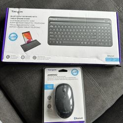 Targus Bluetooth Keyboard and mouse