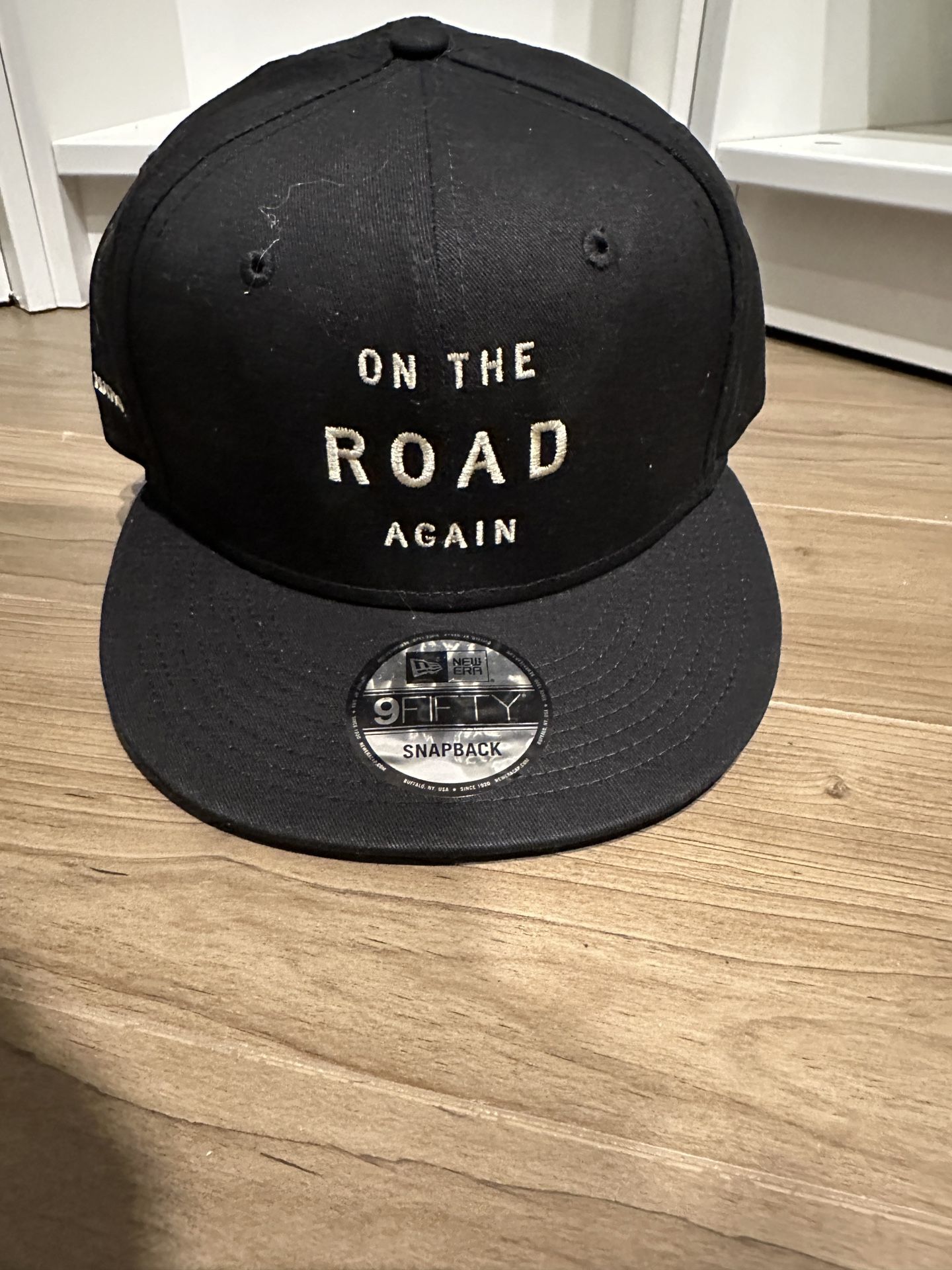 On The Road Again Live Nation Snapback Flat Bill New Era 9Fifty Hat Caps