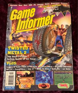 Game Informer Vintage Video Game Magazine #44 December 1996 Twisted Metal 2