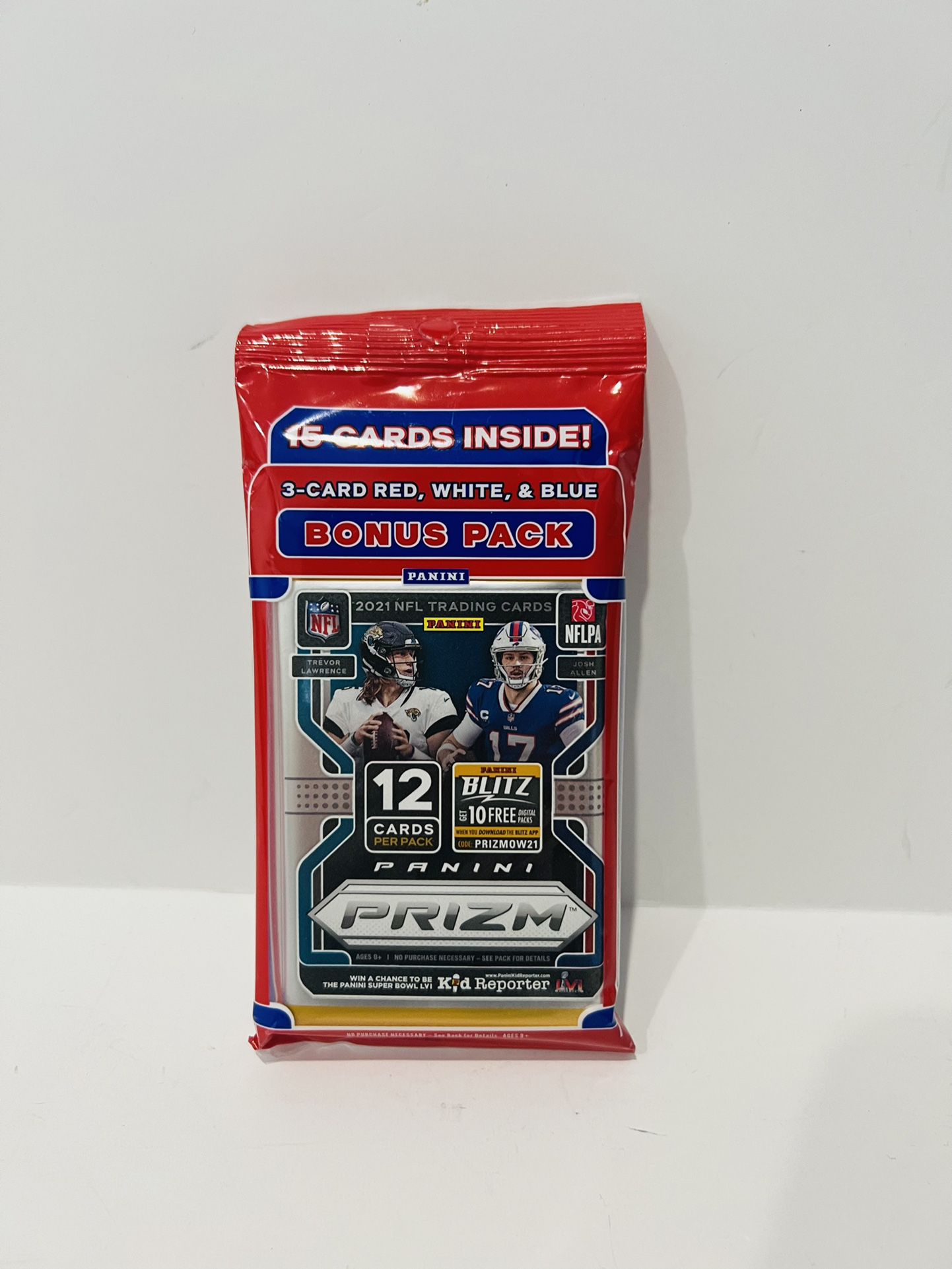 2021 Panini Prizm NFL Football CELLO FAT PACK 15 Cards - Brand New Sealed