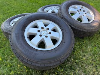2018 Mercedes Sprinter OEM 16” Wheels Rims and Tires + TPMS 2007-2026 Sprinters Dodge Freightliner