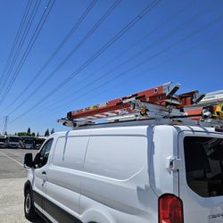 Ladder Rack Including 2 Ladders 