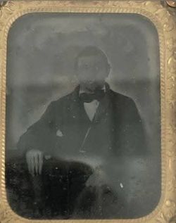 DAGUERREOTYPE PHOTO BOOKER T WASHINGTON MAYBE WHEN HE WAS A YOUNG MAN