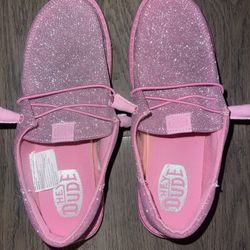 Wendy Funk Sparkle Pink Hey Dude Shoes