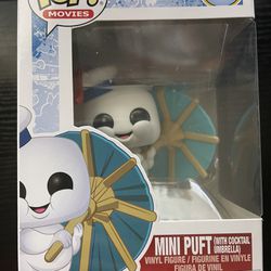 Funko Movies Ghostbusters Afterlife Mini Puft (with Cocktail Umbrella) 
