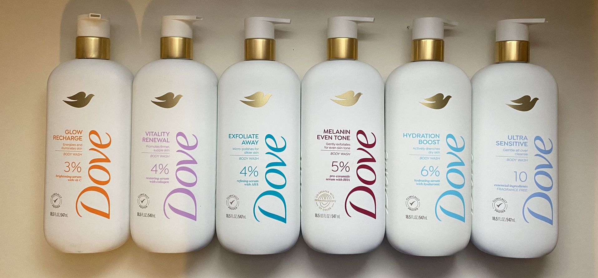 Dove specialty bodywash
